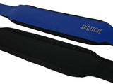 D'Luca Pro Series Genuine Leather Accordion Bass Straps 23 Inches Blue