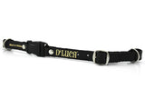 D'Luca Pro Series Leather Accordion Back Strap 14 Inches Long, Black