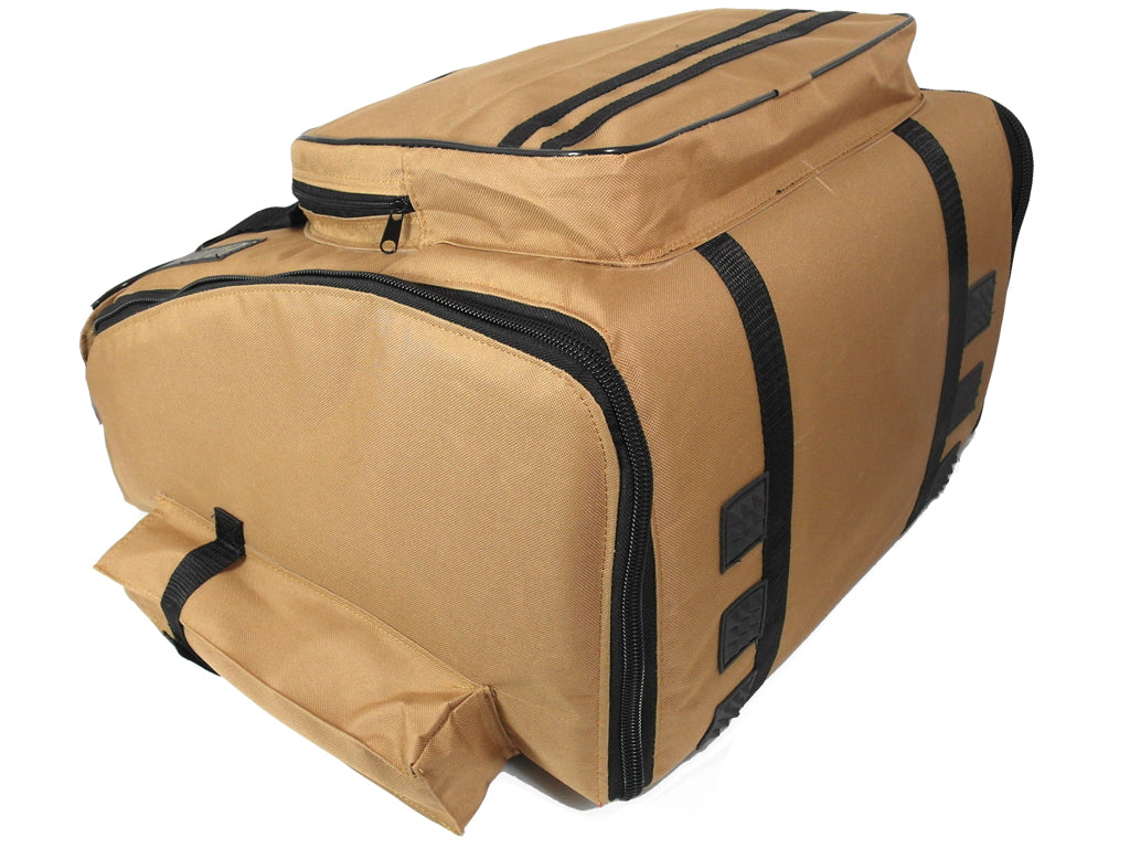 D'Luca Pro Series Accordion Gig Bag for 48/72 Bass Piano Accordions, Brown