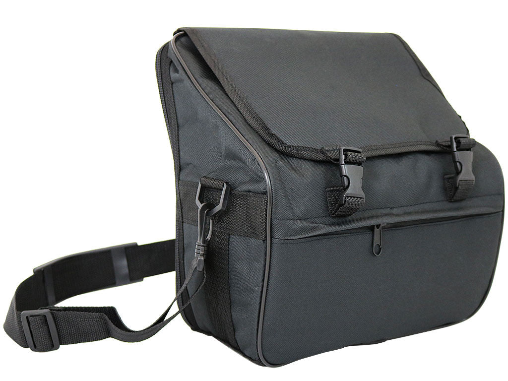 D'Luca Grand Junior Piano Accordion 22 Keys 8 Bass with Gig Bag, Black