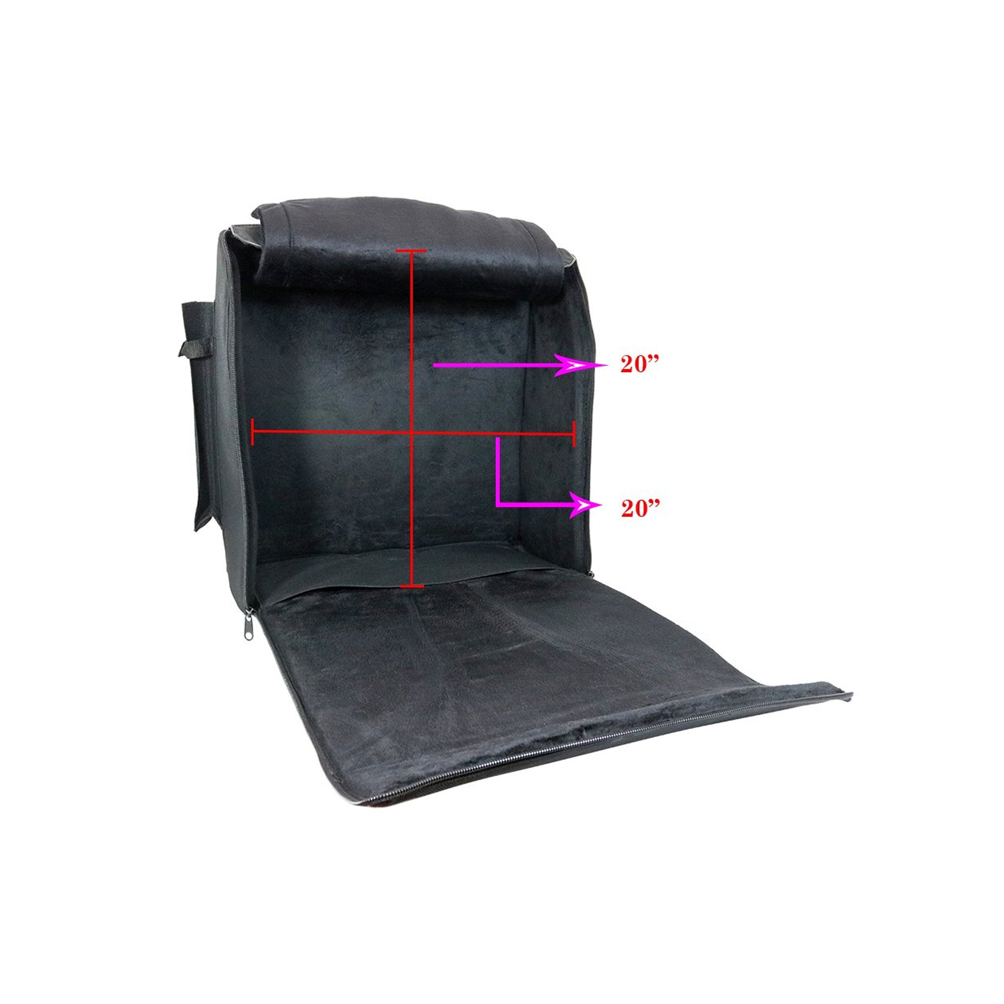 D'Luca Pro Series Accordion Gig Bag for 96/120 Bass Piano Accordions with Wheels, Black