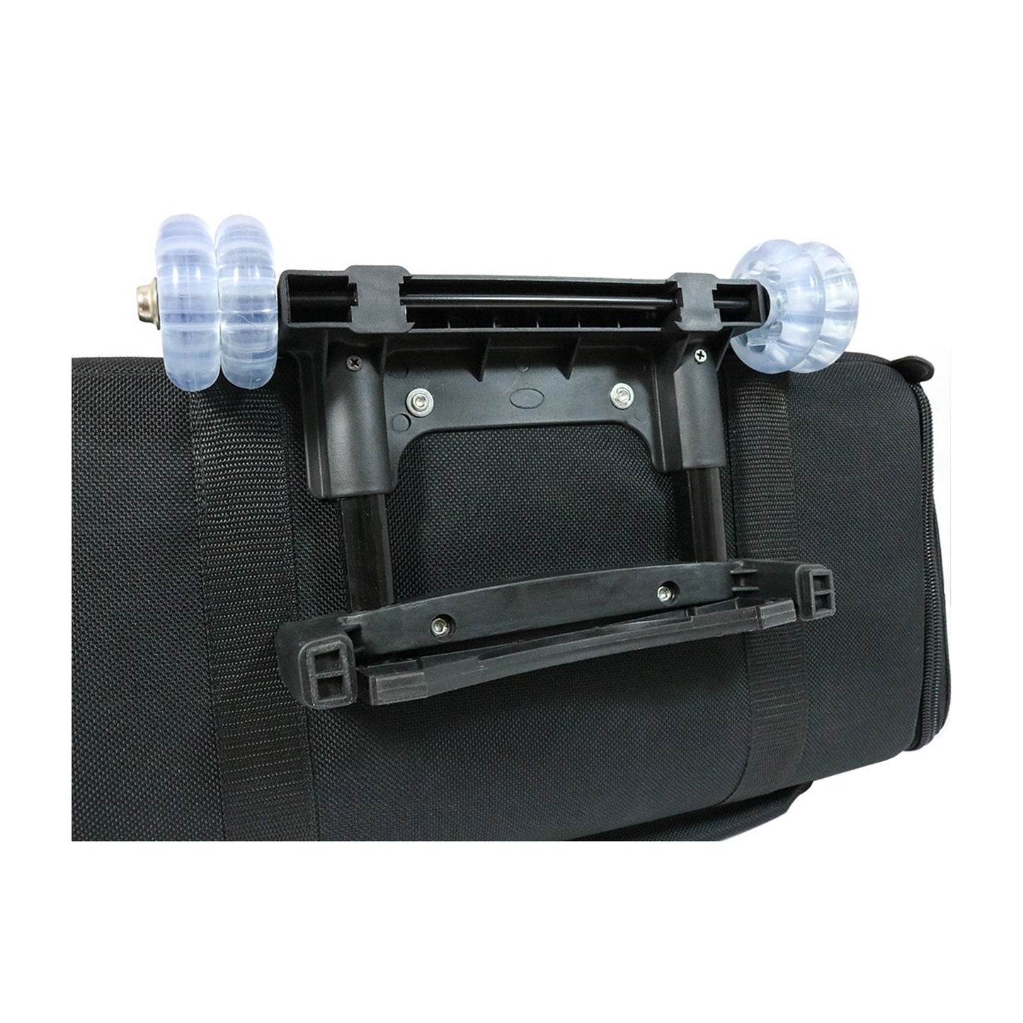 D'Luca Pro Series Accordion Gig Bag for 96/120 Bass Piano Accordions with Wheels, Black