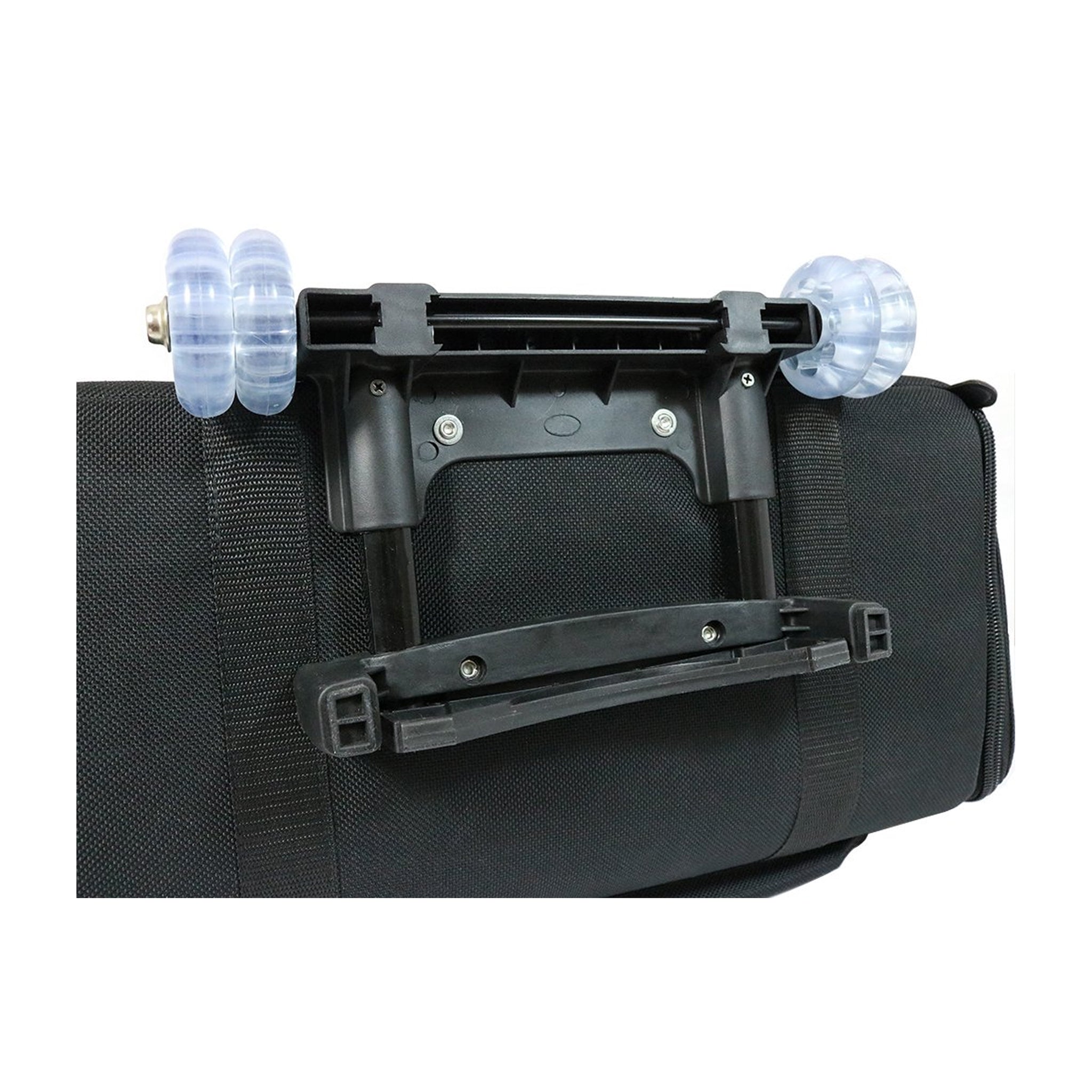 D'Luca Pro Series Accordion Gig Bag for 96/120 Bass Piano Accordions with Wheels, Black