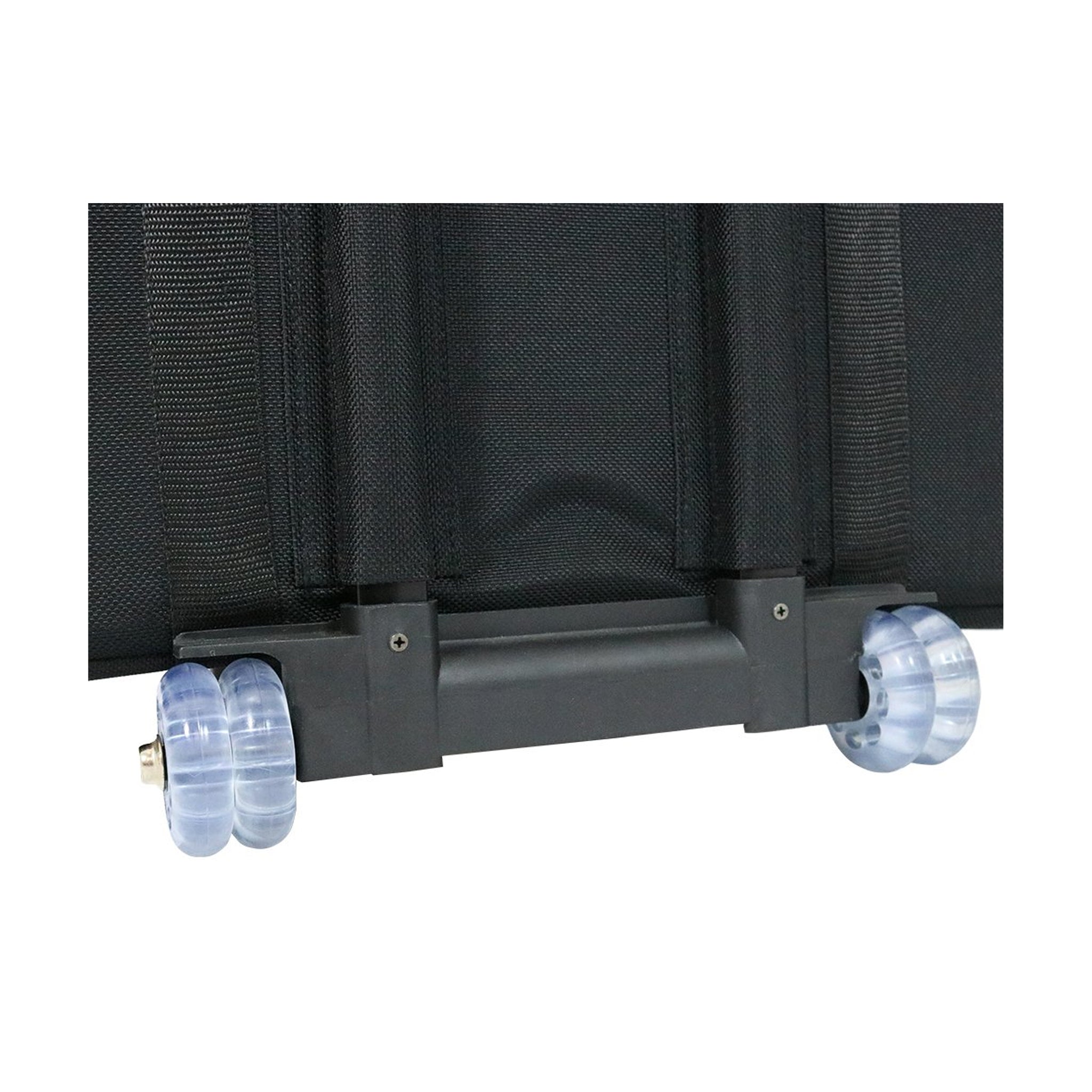 D'Luca Pro Series Accordion Gig Bag for 96/120 Bass Piano Accordions with Wheels, Black